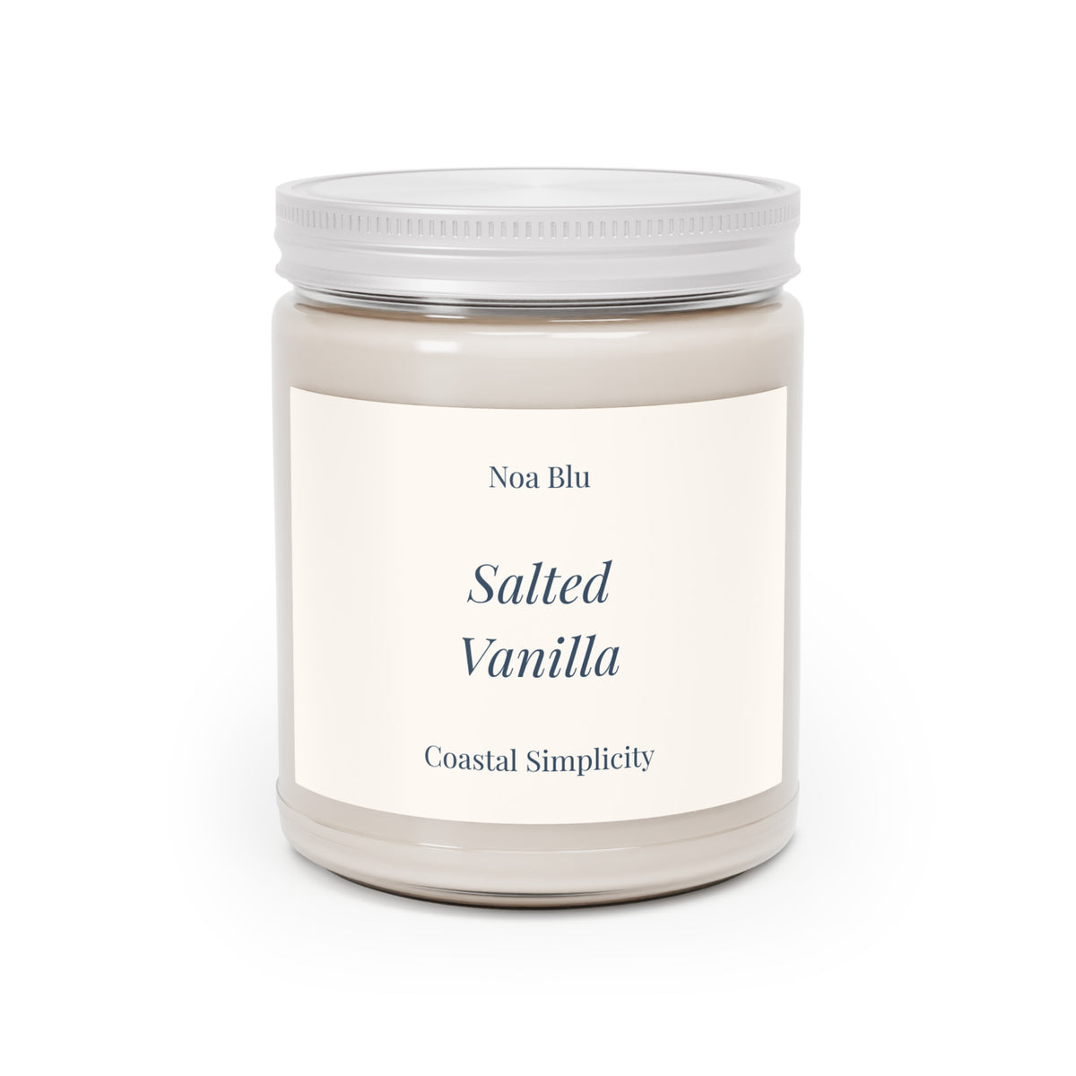 Salted Vanilla Scented Candle