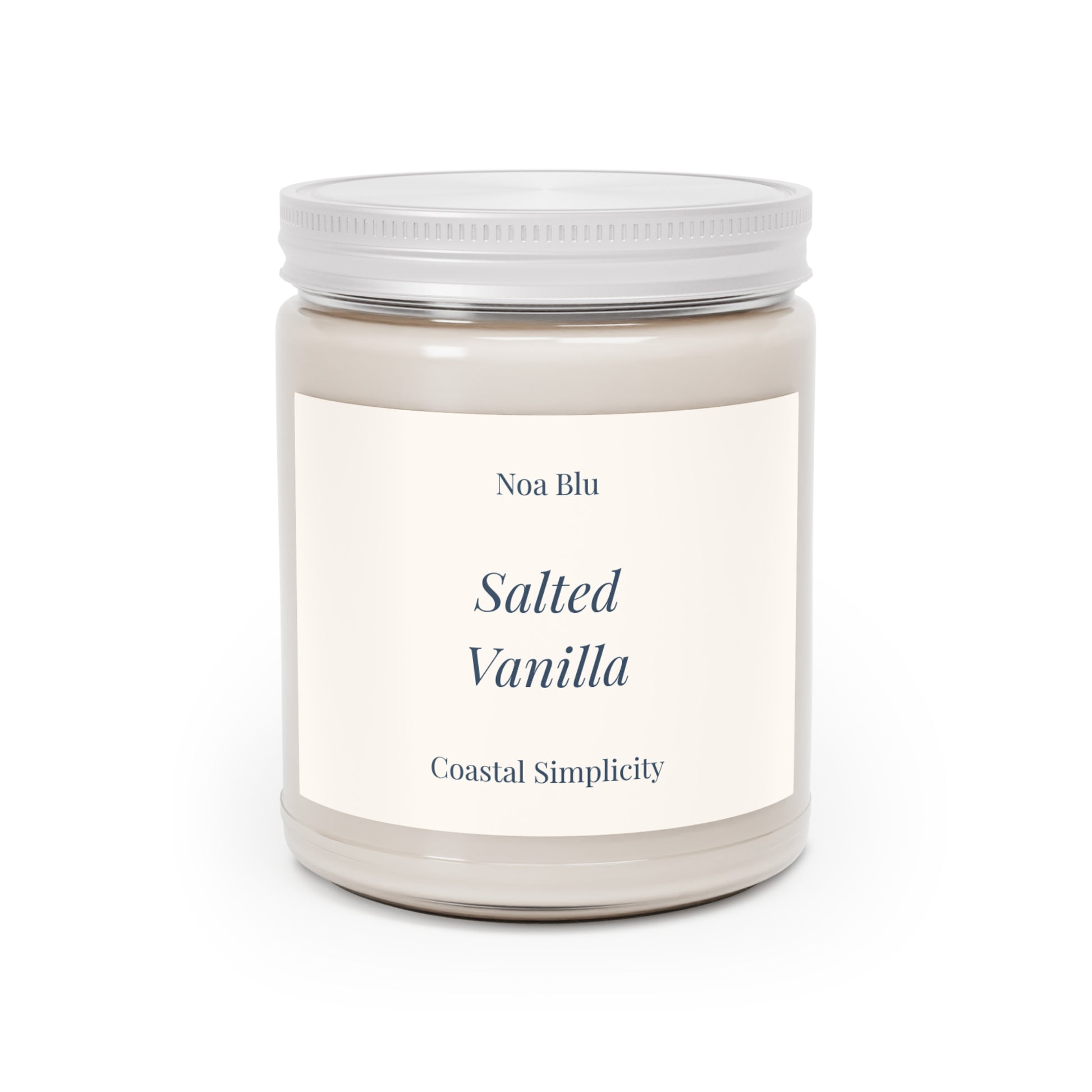 Salted Vanilla Scented Candle